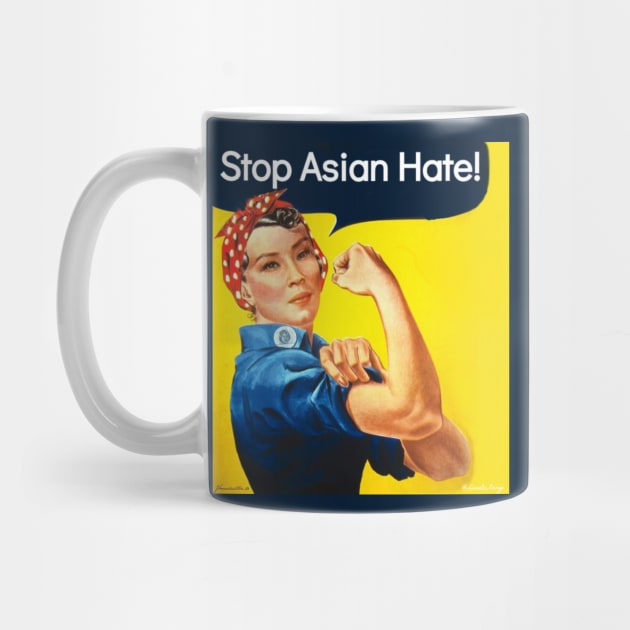 Stop Asian Hate: Lucy the Riveter by LiunaticFringe